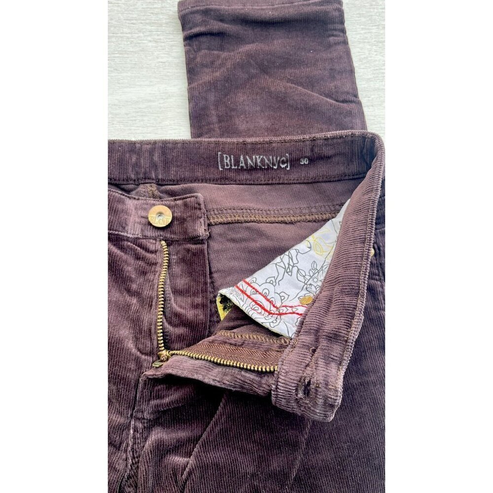 BLANKNYC Womens Brown Skinny Corduroy Pants Size 30 Stretch 5 Pocket Classic - Picture 5 of 15